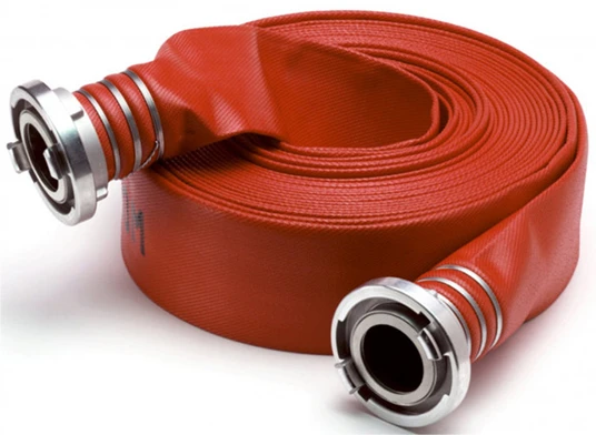 Rubber fire hose